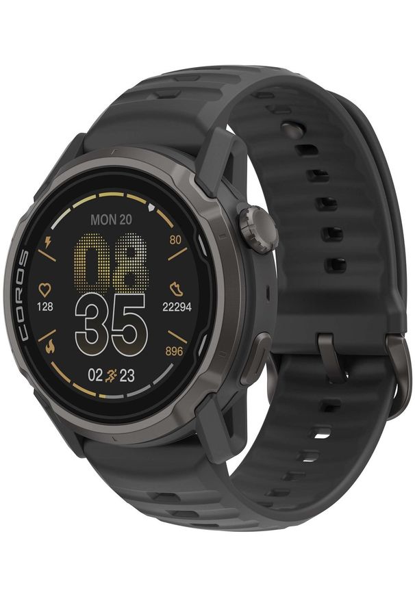 COROS - Zegarek sportowy Coros Apex 4 - 42 mm Czarny (WAPX4-BLK.42). Kolor: czarny. Styl: sportowy