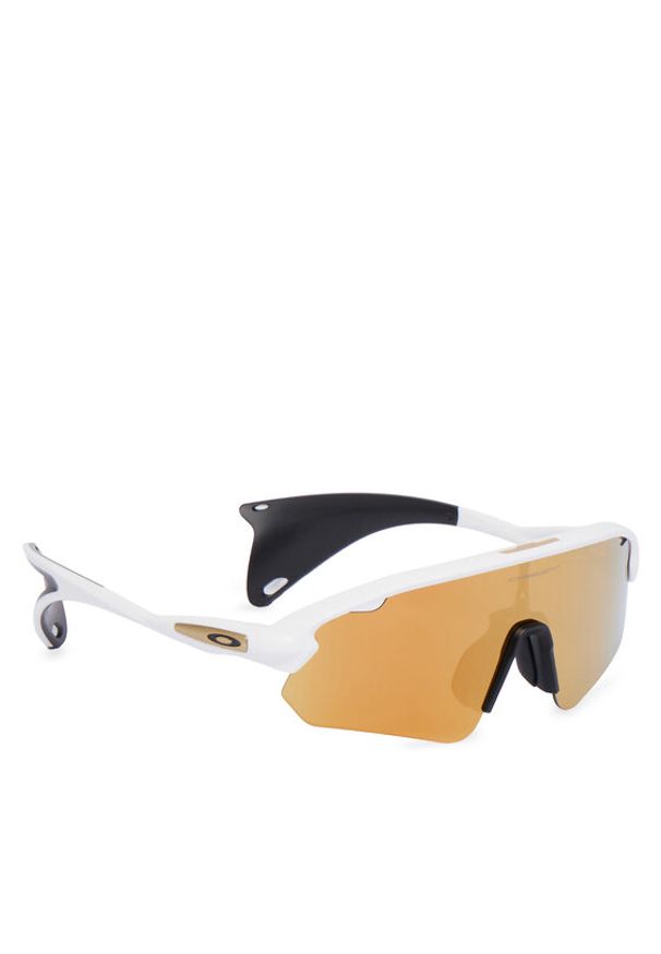 Oakley Okulary przeciwsłoneczne Stunt Devil A 0OO9525 95250837 Biały. Kolor: biały