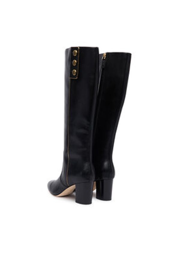 Lauren Ralph Lauren - LAUREN RALPH LAUREN Kozaki 802980067001 Czarny. Kolor: czarny. Materiał: skóra