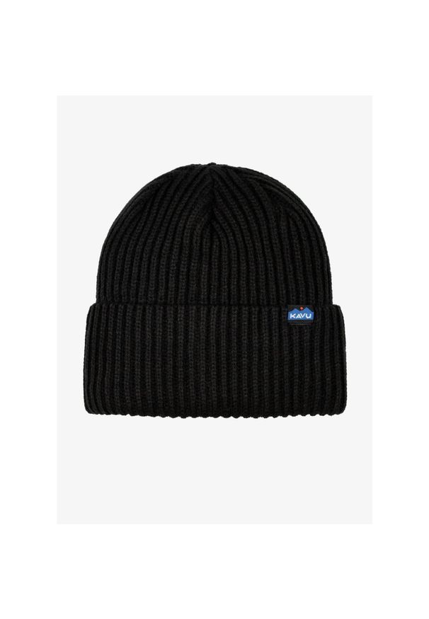 KAVU - Czapka zimowa Kavu Trawler - black. Kolor: czarny. Sezon: zima