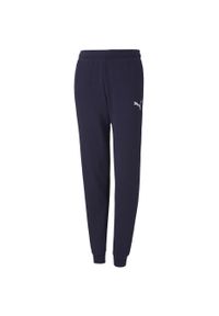 Spodnie dla dzieci Puma spodnie teamGOAL 23 Casuals Pants Jr granatowe. Kolor: niebieski. Sport: piłka nożna