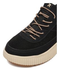 Rieker Sneakersy W1703-00 Czarny. Kolor: czarny. Materiał: materiał #6