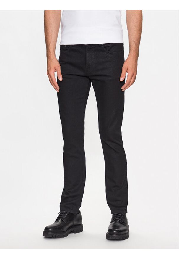 Karl Lagerfeld - KARL LAGERFELD Jeansy 265840 533842 Czarny Regular Fit. Kolor: czarny