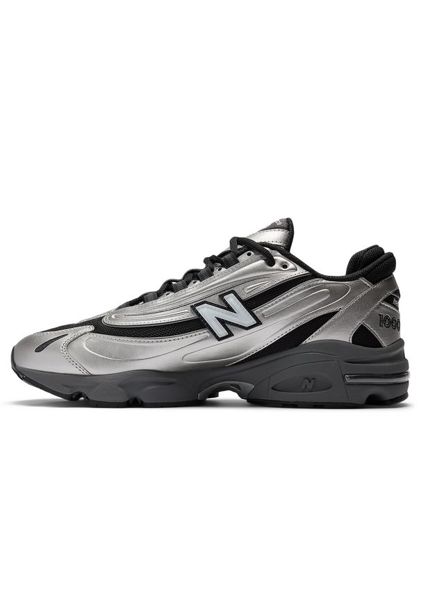 Buty unisex New Balance M1000EGR – srebrne. Okazja: na spacer, na co dzień. Kolor: srebrny. Szerokość cholewki: normalna. Sezon: lato. Sport: turystyka piesza