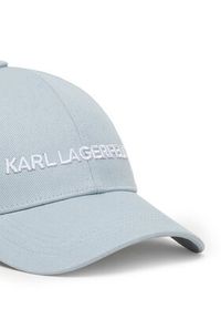 Karl Lagerfeld - KARL LAGERFELD Czapka z daszkiem A1W33071 Niebieski jasny. Kolor: niebieski. Materiał: bawełna #2