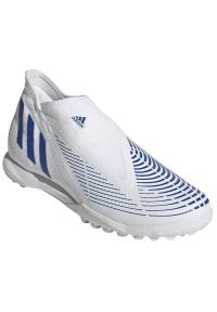 Adidas - Buty piłkarskie adidas Predator Edge.3 Ll Tf M GX2629 białe białe. Kolor: biały. Materiał: syntetyk, guma. Sport: piłka nożna
