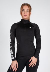 GORILLA WEAR - Peyton Długi rękaw - Czarny. Kolor: czarny. Długość rękawa: długi rękaw. Długość: długie. Sport: fitness