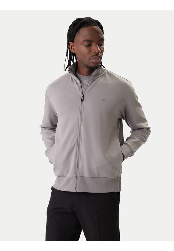 BOSS Bluza Skaz 50555496 Szary Regular Fit. Kolor: szary. Materiał: bawełna