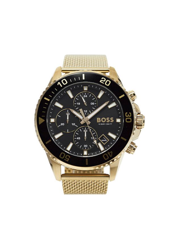 BOSS - Boss Zegarek Admiral 1513906 Złoty. Kolor: złoty