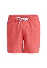 Quiksilver - Szorty kąpielowe dla Mężczyzn SURFSILK STRAIGHT 16" Różowy. Kolor: różowy. Materiał: elastan, poliester, materiał. Styl: sportowy