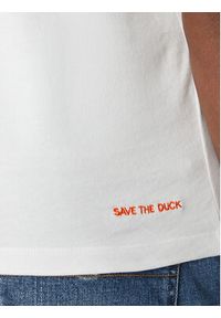 Save The Duck T-Shirt DT1194M BESY20 Biały Regular Fit. Kolor: biały. Materiał: bawełna #3