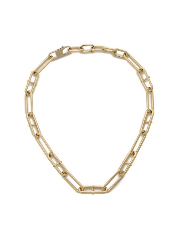 Fossil Naszyjnik JF04102710 Złoty. Materiał: metalowe. Kolor: złoty