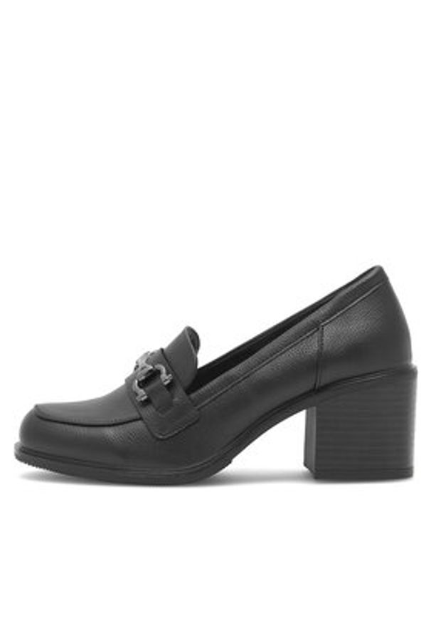 Clara Barson Półbuty WYL3646-1 Czarny. Kolor: czarny. Materiał: skóra