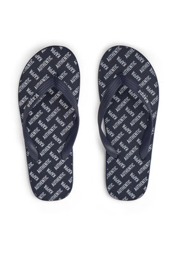 Kappa Japonki 371G1KW Blue Marine - Beige Lt Almond Kolorowy. Materiał: materiał, syntetyk. Wzór: kolorowy. Styl: marine