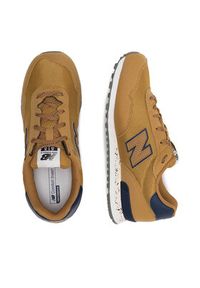 New Balance Sneakersy GC515DH Żółty. Kolor: żółty. Materiał: materiał #5