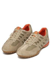 Geox Sneakersy U Snake Original U55MNA 02214 C5004 Beżowy. Kolor: beżowy. Materiał: skóra, zamsz #2