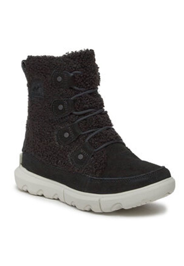 sorel - Sorel Śniegowce Explorer Next™ Joan Cozy NL5030-010 Czarny. Kolor: czarny. Materiał: materiał