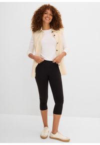 bonprix - Legginsy rybaczki (2 pary). Kolor: czarny #3