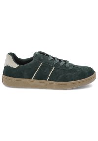 Big-Star - Zielone Sneakersy Big Star Sportowe Obuwie Męskie. Okazja: na co dzień. Zapięcie: sznurówki. Kolor: zielony. Materiał: guma, materiał. Szerokość cholewki: normalna. Sport: turystyka piesza #4