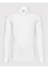 Calvin Klein Koszula K10K108229 Biały Slim Fit. Kolor: biały. Materiał: bawełna #6