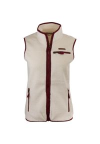 WE THE PEOPLE - Aurela White Ladiesvest - Soft Cotton, Perfect Pash. Kolor: wielokolorowy. Materiał: bawełna