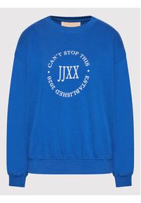 JJXX Bluza Beatrice 12200367 Niebieski Oversize. Kolor: niebieski. Materiał: bawełna #5