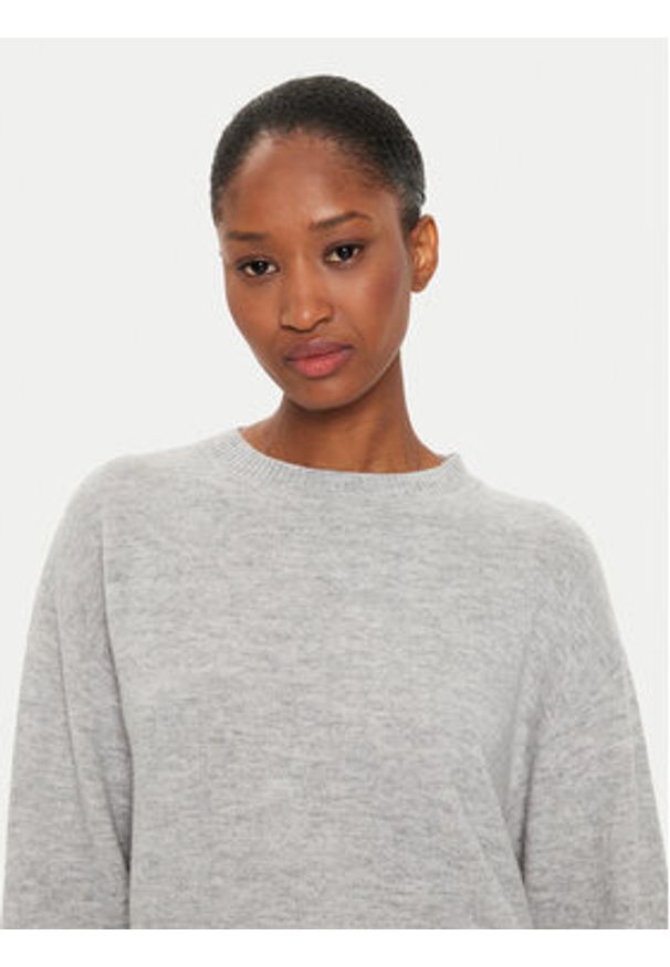 Marella Sweter Arco 2423366181 Szary Regular Fit. Kolor: szary. Materiał: wełna
