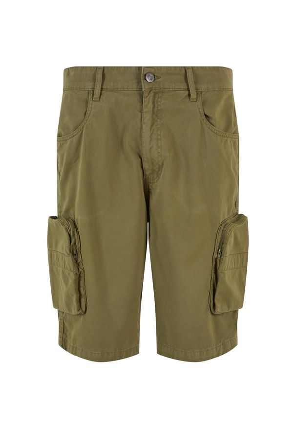 Krótka workowata cargo Urban Classics. Kolor: zielony. Materiał: bawełna. Długość: krótkie. Sezon: lato