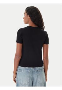 Guess Jeans T-Shirt 180328 Czarny Classic Fit. Kolor: czarny. Materiał: bawełna #5