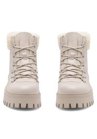 DeeZee Trapery GWEN H19001-6 Beżowy. Kolor: beżowy. Materiał: materiał #6