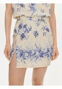 TwinSet - TWINSET Spódnica ołówkowa 241TT2425 Écru Regular Fit. Materiał: len, bawełna