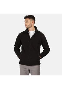 Regatta - Męski Polar Z Suwakiem Thor III. Kolor: czarny. Materiał: polar. Sezon: zima. Sport: turystyka piesza #2