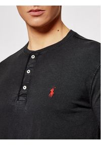 Polo Ralph Lauren Longsleeve Lsl 710790058001 Czarny Regular Fit. Typ kołnierza: polo. Kolor: czarny. Materiał: bawełna. Długość rękawa: długi rękaw #4