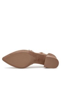 DeeZee Czółenka DF-82574-4 Beżowy. Kolor: beżowy. Materiał: materiał