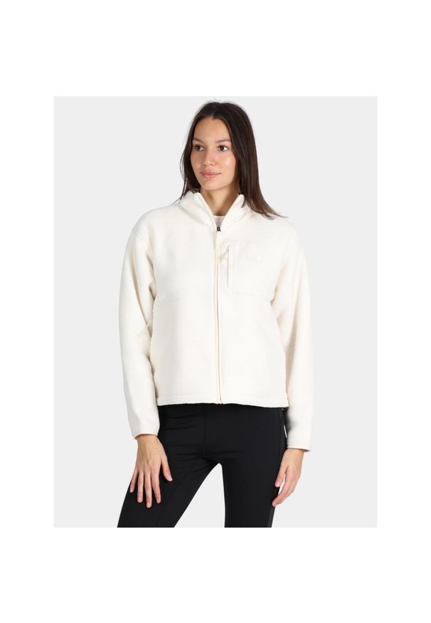 Sweter Damski The North Face W Yumiori Off Peak. Kolor: biały. Materiał: polar. Sport: turystyka piesza