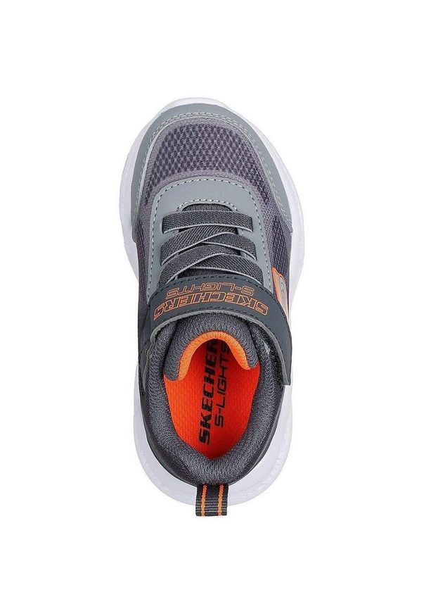 skechers - Adidasy Skechers Meteor-ligh, Dzieci. Kolor: szary. Materiał: materiał