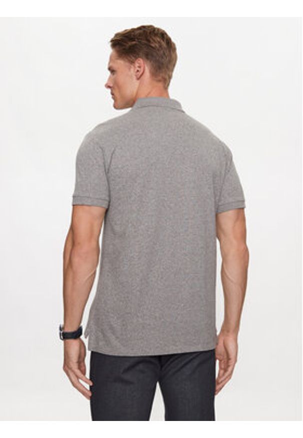 Polo Ralph Lauren Polo 710548797011 Szary Slim Fit. Typ kołnierza: polo. Kolor: szary. Materiał: bawełna