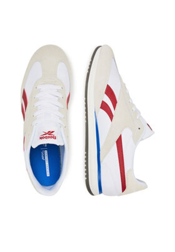 Reebok Sneakersy FIORI AR30309M Biały. Kolor: biały. Materiał: skóra, zamsz