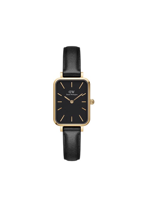 Daniel Wellington Zegarek Quadro Pressed DW00100560 Czarny. Kolor: czarny