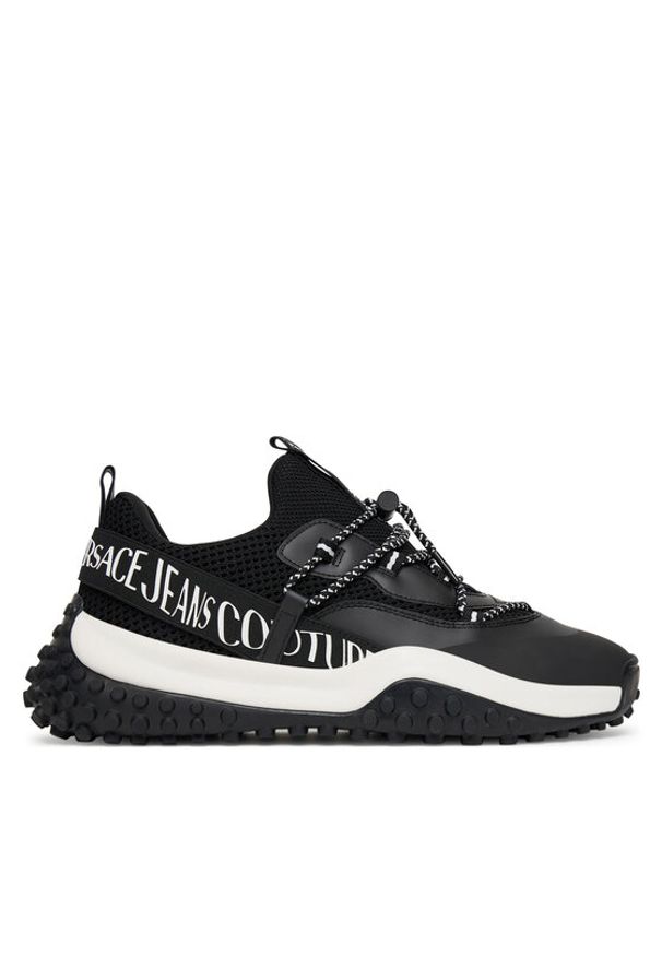 Versace Jeans Couture Sneakersy 79YA3SN2 ZSD01 Czarny. Kolor: czarny. Materiał: materiał