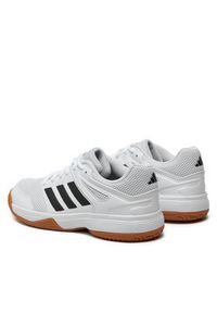Adidas - adidas Buty halowe Speedcourt Indoor Kids IE8034 Biały. Kolor: biały. Materiał: materiał #3