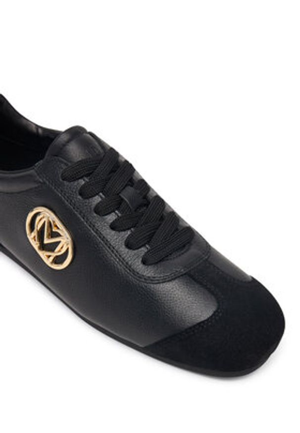Love Moschino - LOVE MOSCHINO Sneakersy JA10121G1OIK100A Czarny. Kolor: czarny. Materiał: skóra