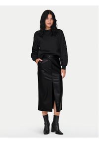 only - ONLY Spódnica z imitacji skóry Heidi 15322539 Czarny Regular Fit. Kolor: czarny. Materiał: skóra #6