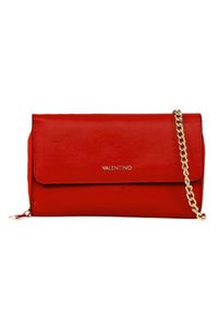 Valentino by Mario Valentino - VALENTINO Czerwony portfel na łańcuszku Kalua Pochette. Kolor: czerwony