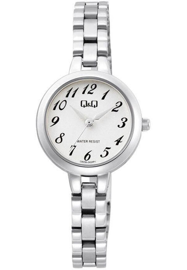Q&Q - Zegarek Q55B-002P Damski Klasyczny Srebrny 30M .. Kolor: srebrny. Styl: klasyczny
