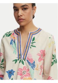 LOLA CASADEMUNT Sukienka letnia LS2616036 Kolorowy Relaxed Fit. Materiał: bawełna. Wzór: kolorowy. Sezon: lato #4