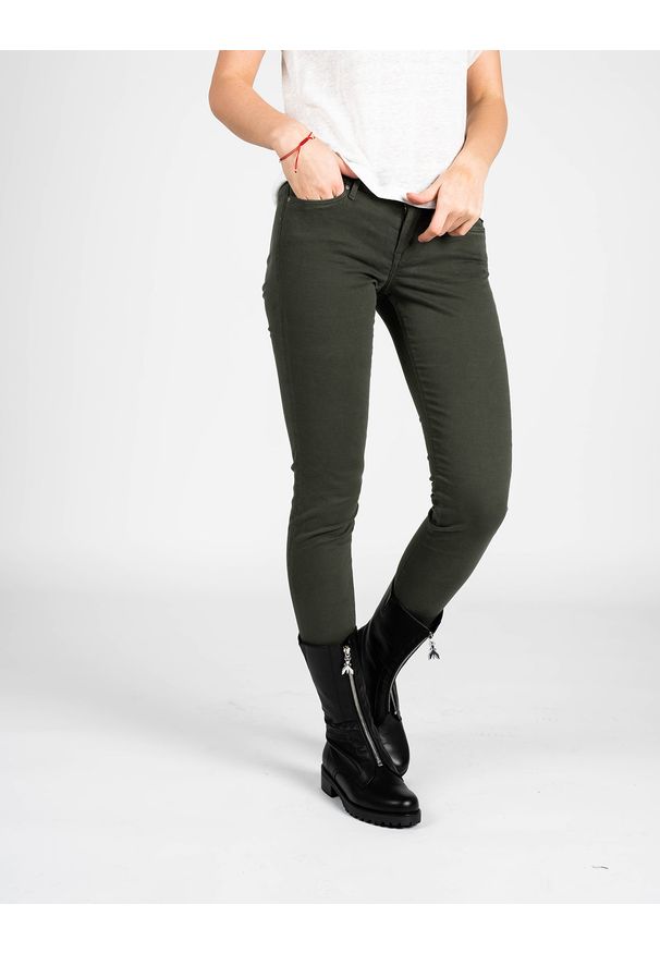 Pepe Jeans Jeansy "Soho" | PL210804U918 | Soho | Kobieta | Zielony. Kolor: zielony. Wzór: aplikacja