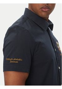 Aeronautica Militare Koszula 251CA1285CT3288 Granatowy Regular Fit. Kolor: niebieski. Materiał: bawełna
