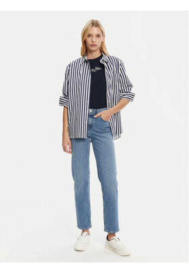 TOMMY HILFIGER - Tommy Hilfiger Jeansy Classic WW0WW44345 Niebieski Straight Fit. Kolor: niebieski