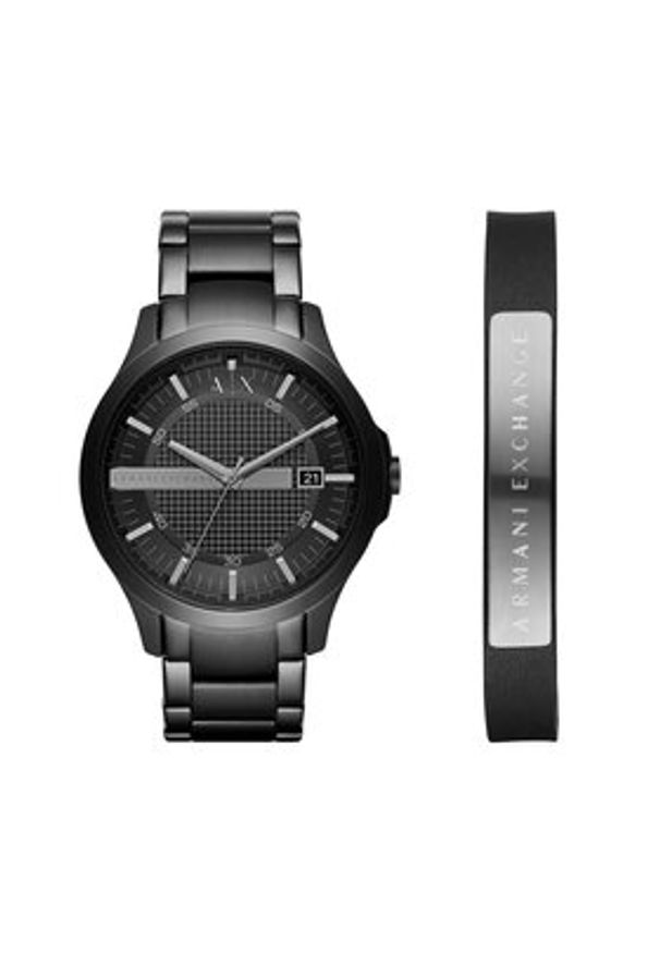 Armani Exchange Zegarek Hampton AX7101 Czarny. Kolor: czarny